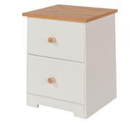 Colorado 2 Drawer Petite Bedside Cabinet