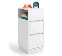 Bedside table, bedside cabinet, slim side table, set