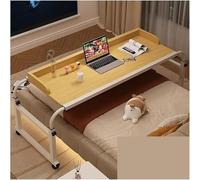 Bedside Table, Bedside Table with 4 Wheels, Adjustable Overbed Table, 120-210Cm for Living Room Bedroom Office B