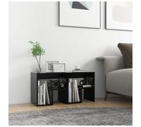 Vidaxl Bed Cabinets 2 Pcs Black 40X30X40 Cm Engineered Wood