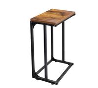 Bedside Table C-Shaped Metal Frame Heavy Duty for Living Room Bedroom Computer Desk