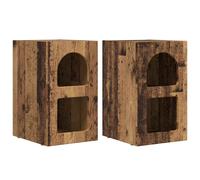 Bedside Table ELST Engineered Wood Nightstand Furniture Bedroom Surface vidaXL