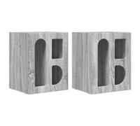 Bedside Table ELST Engineered Wood Nightstand Small Bedroom Furniture vidaXL