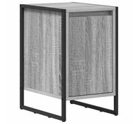 Bedside Table Engineered Wood Industrial Bedroom Nightstand Decorative vidaXL