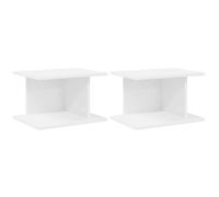 Bedside Table Engineered Wood Modern Living Room Furniture Storage with vidaXL