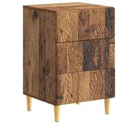 Bedside Table Engineered Wood Nightstand Bedroom Accessories Furniture vidaXL