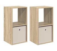 Bedside Table Engineered Wood Nightstand Furniture Bedroom Modern Side vidaXL