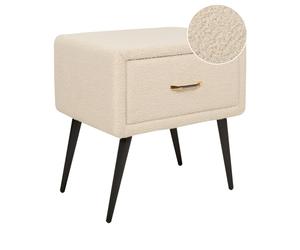 Bedside Table FLAYAT Boucle Beige