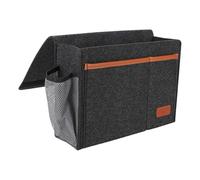 Bedside Table - Hanging storage box on the bed, Organizer pouch bedside | Storage bag the armrest of the sofa, holder remote control from phone, compartment practical ac