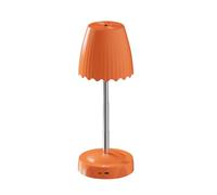 Bedside Table Lamp for Bedroom, Height-Adjustable Touch Desk Lamp with 7 RGB Colors & 3 Lighting Mode, Dimmable and USB Rechargeable LED Sensor Night Light for Baby, Bedroom, Living Room (Orange)