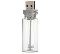 Bedside Table Lamp - Retro Glass LED Lantern, Touch Control Dimmable Light | Glass Desk Lamp for Bedroom Home Office Reading Nursery Dorm Ambient No Glare Lighting Decor Use