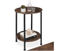 Bedside table metal and wood levels tray table coffee table industrial