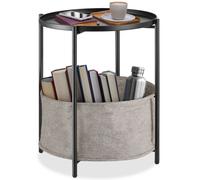 Bedside table metal and wood levels tray table coffee table industrial