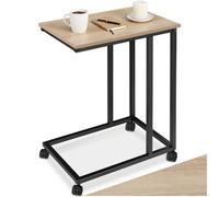 Bedside table metal and wood levels tray table coffee table industrial