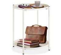 Bedside table metal and wood levels tray table coffee table industrial