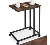 Bedside table metal and wood levels tray table coffee table industrial