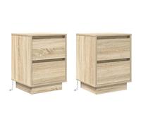 Bedside Table Nightstand Bed Cabinet Bed Table Side Table For Bedroom vidaXL