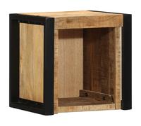 (brown) vidaXL Bedside Cabinet 40x35x40 cm Solid Rough Wood Mango bedside table