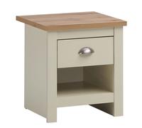 Bedside Table Nightstand with 1 Drawer and Shelf Modern Bedroom Furniture