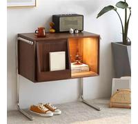 Bedside Table, Nordic Style Bedroom Side Table with Drawer Storage Modern Minimalist Solid Wood Wooden Nightstand