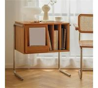 Bedside Table, Nordic Style Bedroom Side Table with Drawer Storage Modern Minimalist Solid Wood Wooden Nightstand