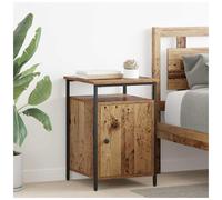Bedside Cabinets Side Table Nightstand Bedside Table Engineered Wood vidaXL