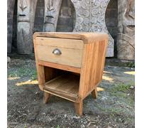 Bedside Table - Round One Draw - Recycled Wood