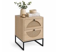 Bedside table, side table, bedside cabinet, console, 2 drawers