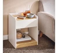 Bedside Table Side Table Nightstand End Table Sofa Side Table Lamp Table,sobuy Fbt128-Nw