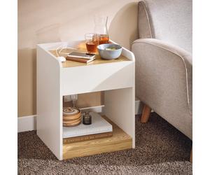Bedside Table Side Table Nightstand End Table Sofa Side Table Lamp Table,sobuy Fbt128-Nw