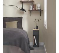 Bedside Table Side Table Slim Narrow Side Table Nightstand With Drawer And Shelf For Bedroom,sobuy Fbt111-Sch