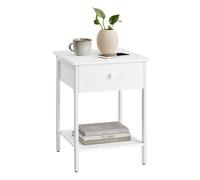 Vasagle Bedside Table, Side Table With Drawer And Shelf, Nightstand, End Table, 40 X 40 X 55 Cm, For Bedroom, Living Room