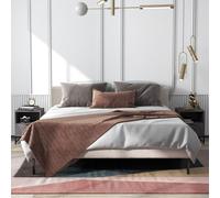 Bedside Table, Sofa Side Table W/ Drawer and Shelf Living Room, Bedroom HOMCOM Dark Grey One Size