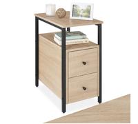 Bedside Table Tullamore - 2 shelves and 2 drawers