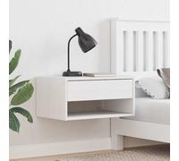 Bedside Table with Drawer Solid pine wood Nightstand Bedroom Furniture vidaXL