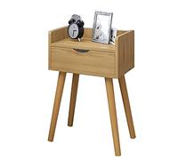 Bedside Table with 1 Drawer - Spacious Storage Box, Easy to Install, Modern Design, 40cm Length x 30cm Width x 60cm Height, Ideal for Bedroom nization