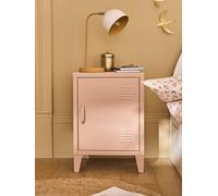 Bedside table with 1 metal door rose