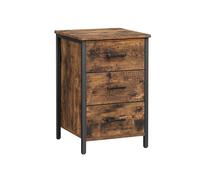 Bedside Table with 3 Drawers