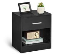 Side Table with Drawer Handle, Classic Black