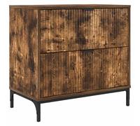 Bedside Table with Drawer Engineered wood Nightstand Table Storage vidaXL