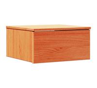 Bedside Table with Drawer Solid pine wood Nightstand Bedroom Furniture vidaXL