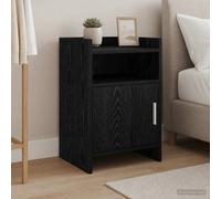 Bedside Tables Ample Storage 40 x 36 x 60 cm Black Engineered Wood
