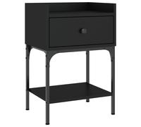 Bedside Tables Bedside Cabinet Nightstand Side Table Engineered Wood vidaXL