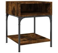vidaXL Bedside Table 2 pcs Old Wood 40 x 40 x 50 cm Engineered Wood