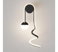 Bedside Wall Sconce Modern LED Wall Lights for Bedroom, 21W 3 Color Mode Wall Lighting Indoor Decor Light Fixture Living Room Hallway with Acrylic Shade Wall Lamps, 15.7in