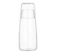 Bedside Water Carafe Set Elegant Glass Pitcher With Tumbler Heat And Cold Resistant Borosilicate Glass Modern Practical Design Temperature Difference