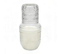 Bedside Water Carafe Set in - In Snowflake | Vintage Design Bedside Table Water Jug for Serving Tea and Juices | Tav