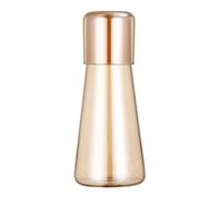 Bedside Water Carafe Set with Tumbler Glass Set for Bedroom Nightstand, Night Water Carafe with Glass, Glass Water Tea Pitcher with Cup Set Mouthwash Cup (Champagne, 850ml*1)