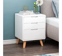 BedsideTableWhiteWood,SimpleAndModernNightstandForBedroom,NordicStyleBedsideCabinet3Drawer,ForLivingRoomBedroom37X40X52CM(Color:Whitebedsidetable) needed