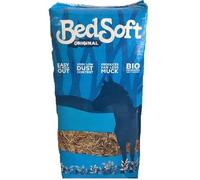 Bedsoft Original Blue - 16KG Wheat Straw Horse Bedding, Premium Bio Degradable
